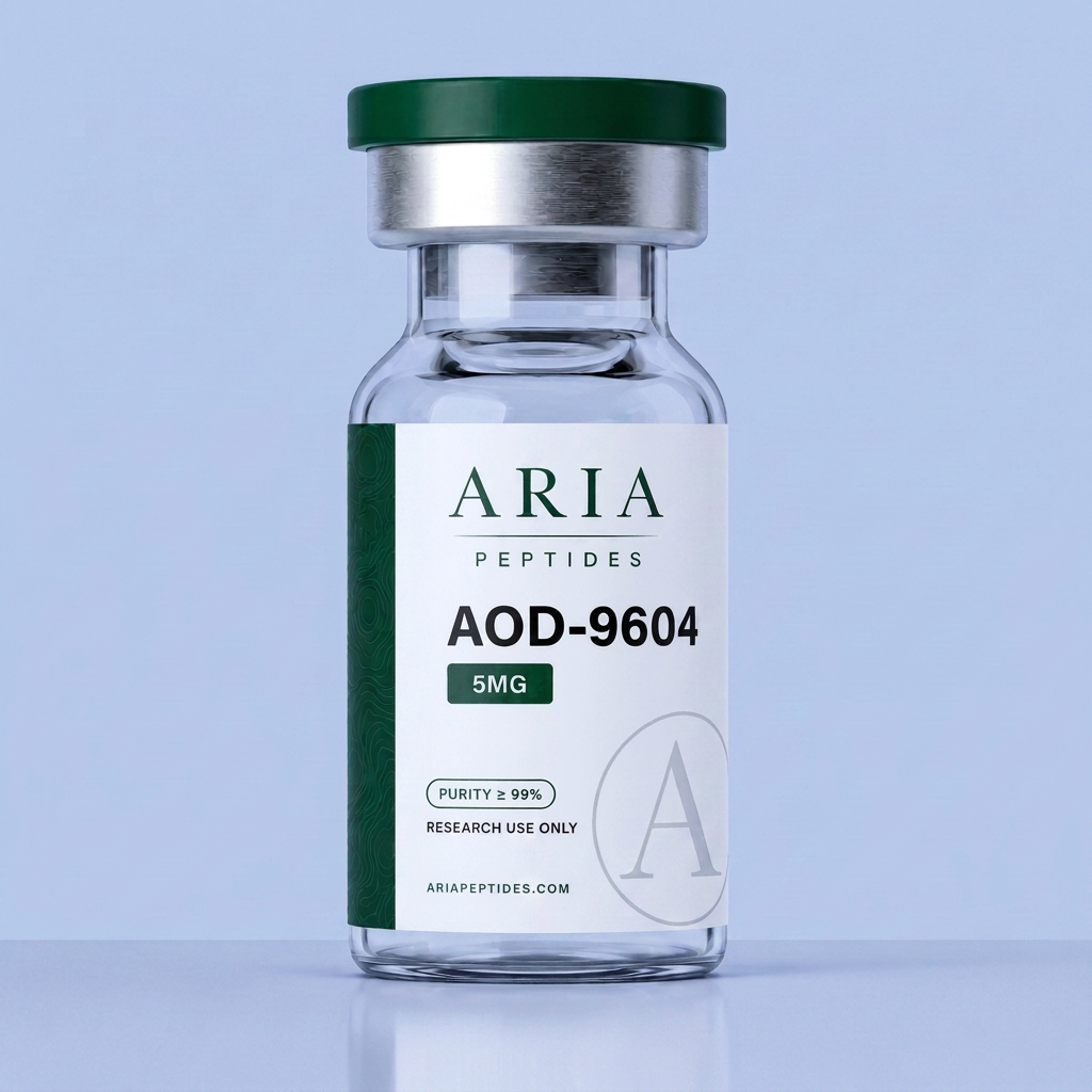 AOD-9604 analytical reference material container