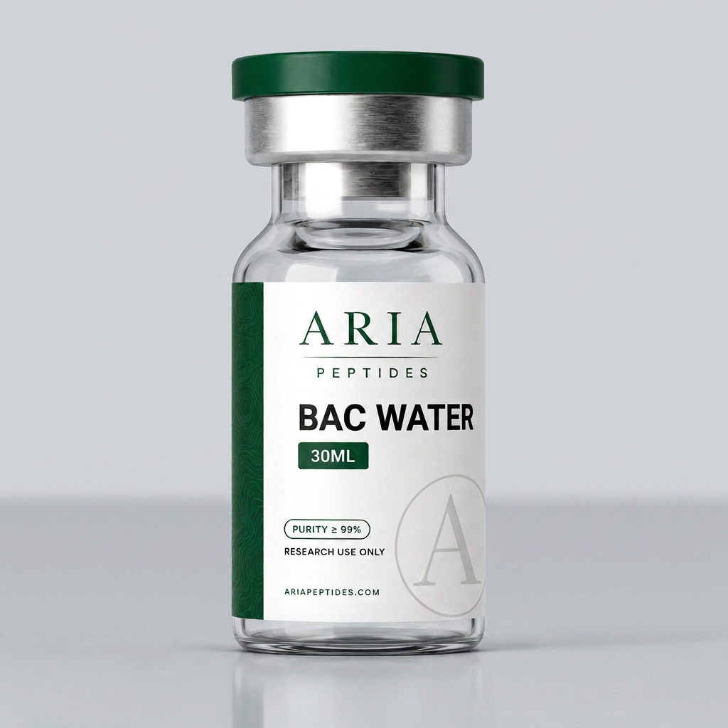 Bacteriostatic water research vial