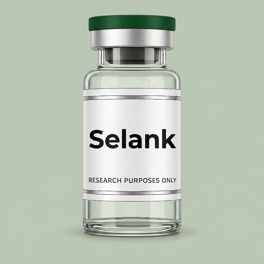 Selank research vial
