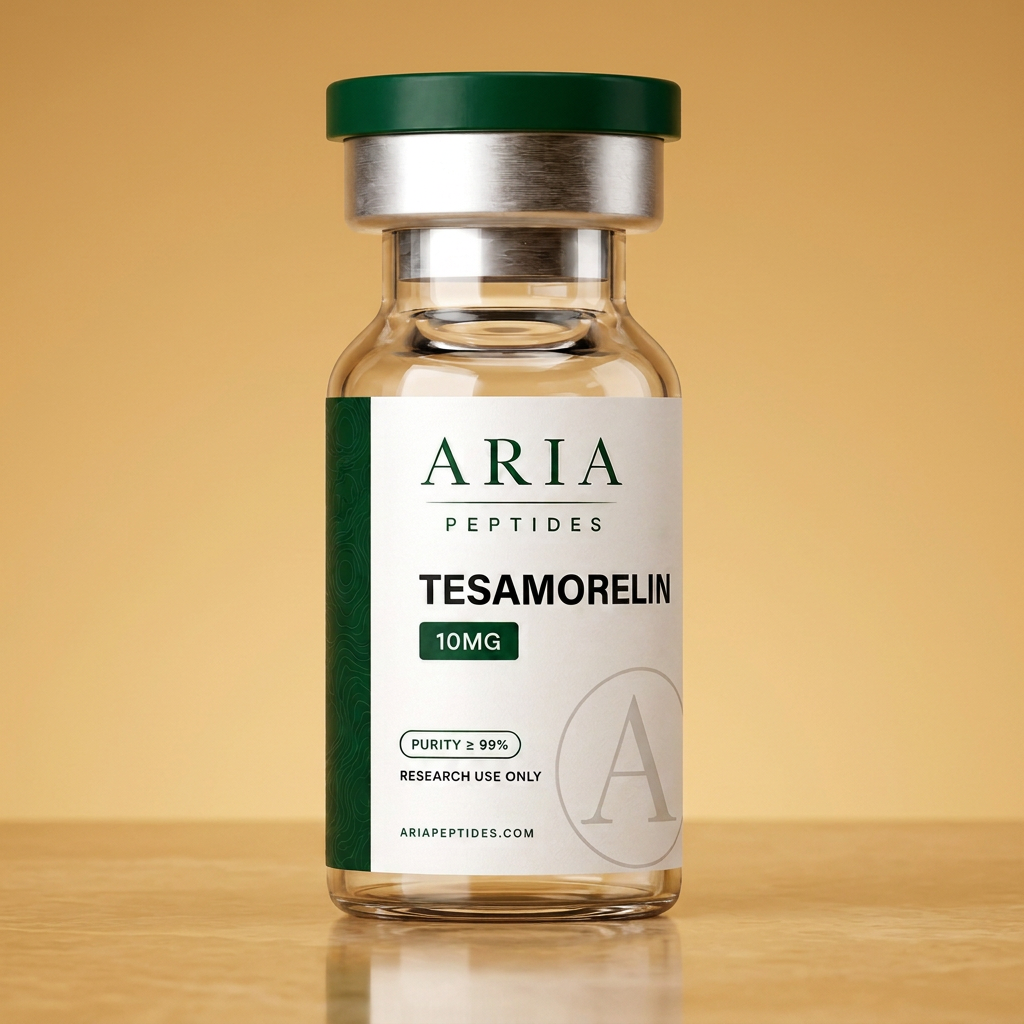 Tesamorelin analytical reference material container